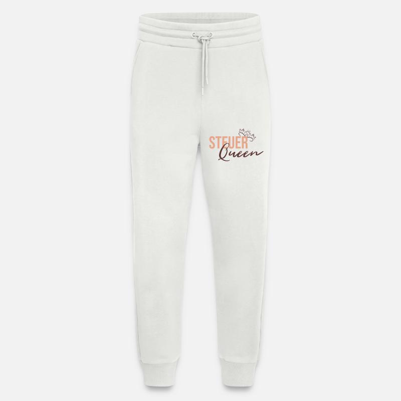 Steuer Queen - Jogginghose - made by SPREAD - OFF WHITE