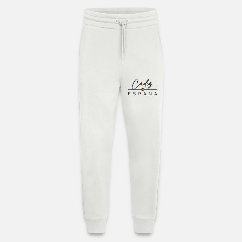 Spain - Cádiz - Cadiz - Spain - España - Jogging Pants - made by SPREAD  - OFF WHITE