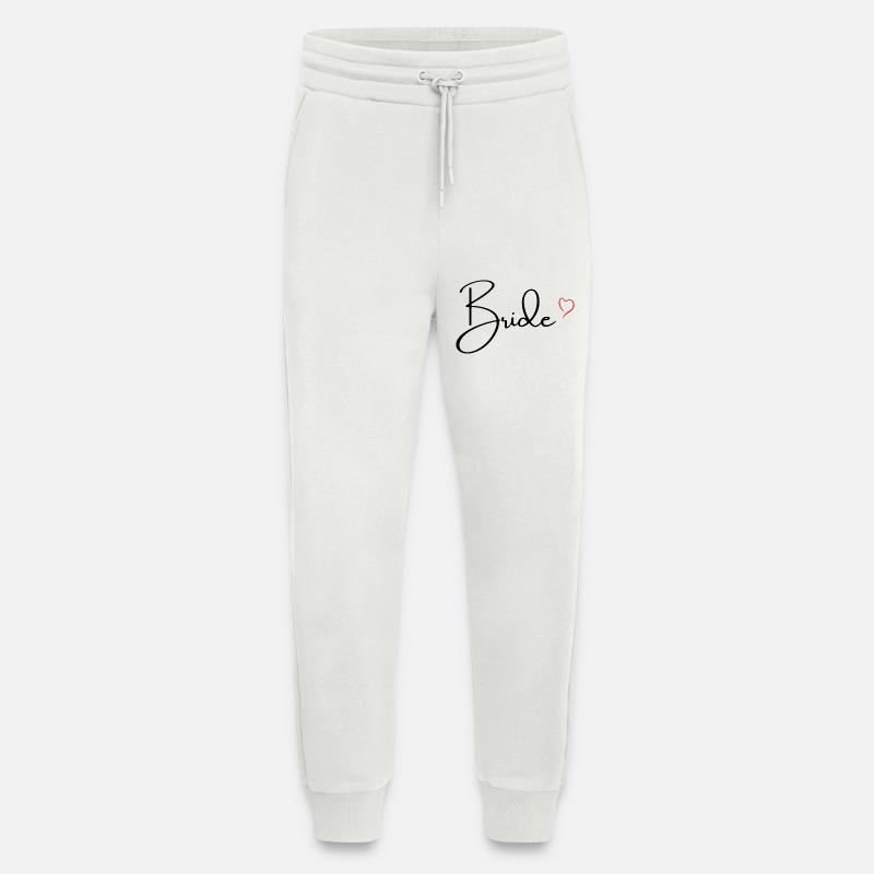 Roter Herzflansch - Jogginghose - made by SPREAD - OFF WHITE