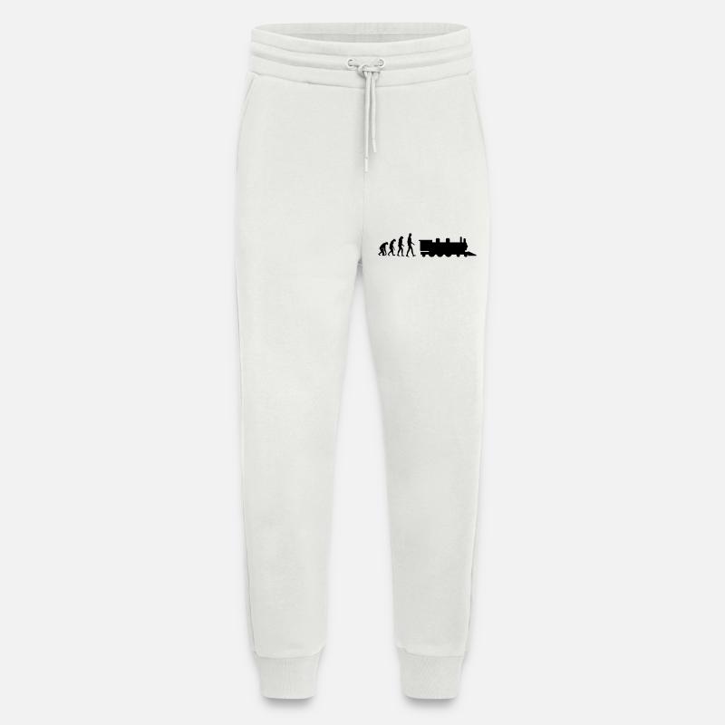 Railway Railwayman Cheminot Train Eisenbahn - Jogging Pants - made by SPREAD  - OFF WHITE