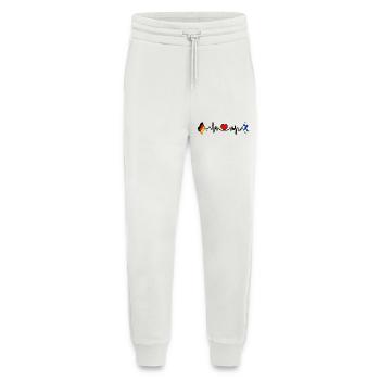 Cardioherz mit Flagge Deutschland und Flagge Finnland - Jogginghose - made by SPREAD - OFF WHITE - Vorne