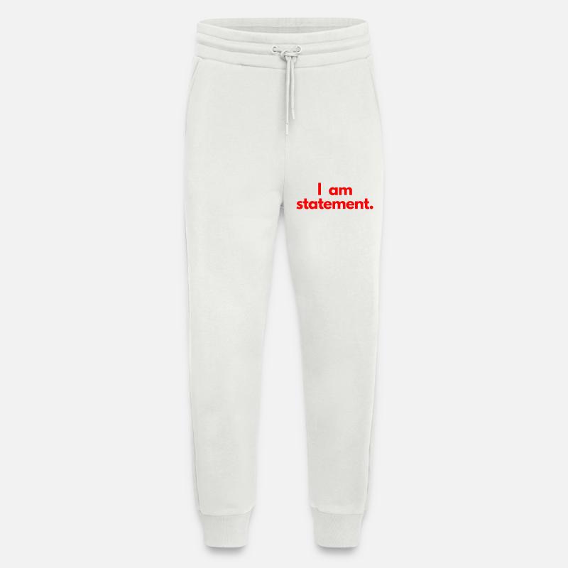 Ich bin eine Aussage. Rot - Jogginghose - made by SPREAD - OFF WHITE