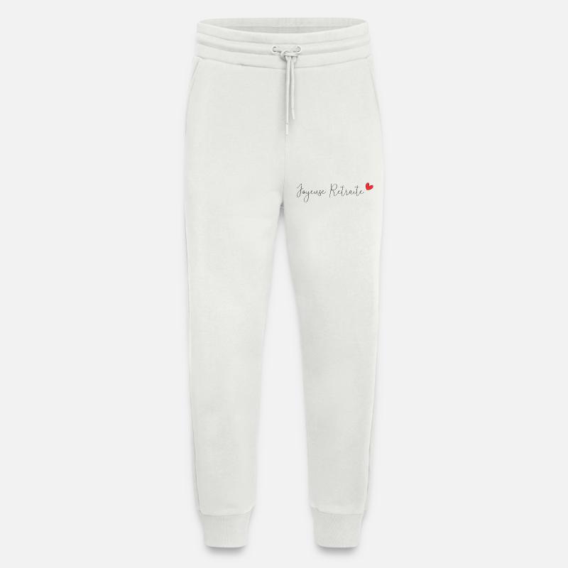RUHESTAND. RUHESTAND. PENSIONIERT. RUHESTAND - Jogginghose - made by SPREAD - OFF WHITE