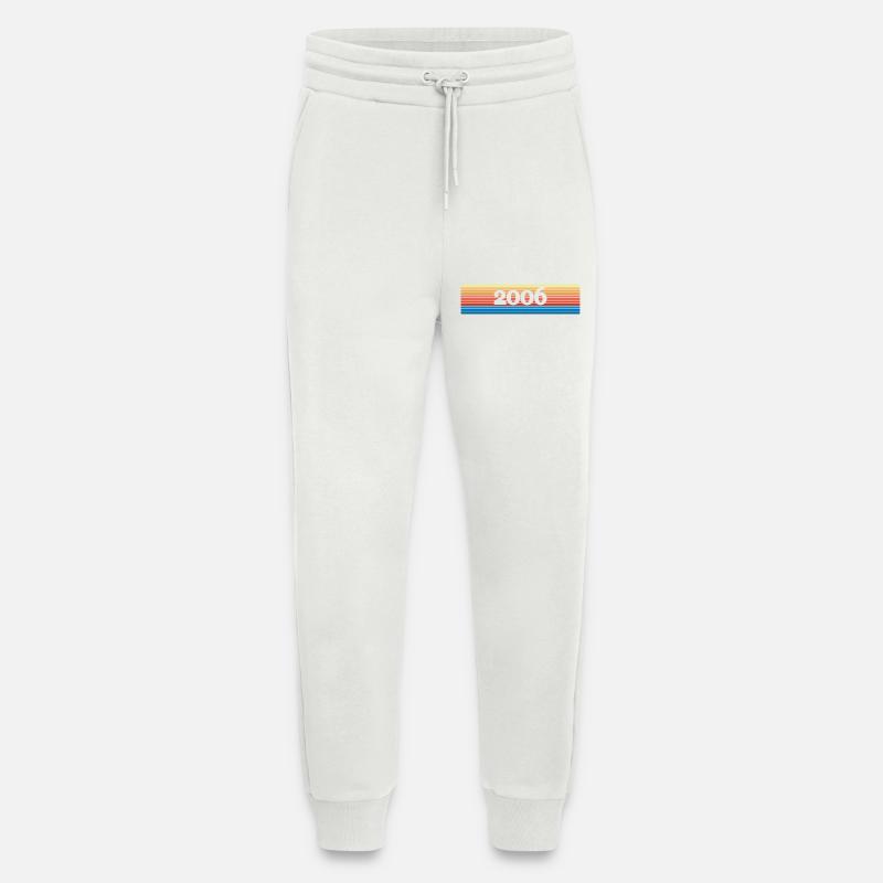 Rainbow 2006 - Pantalon de jogging bio décontracté fabriqué en UE - OFF WHITE