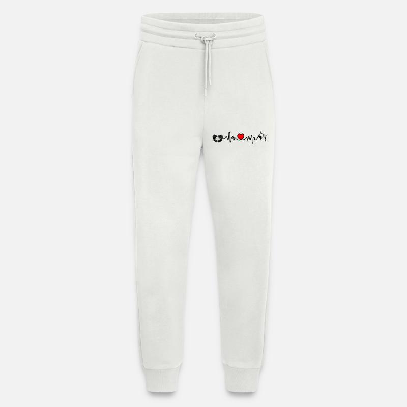 Herzfrequenz Cardio Zwillinge Schütze - Jogginghose - made by SPREAD - OFF WHITE