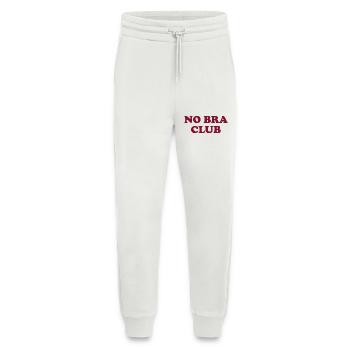 No Bra Club - Brust - Busen - BH - Büstenhalter - Jogginghose - made by SPREAD - OFF WHITE - Vorne