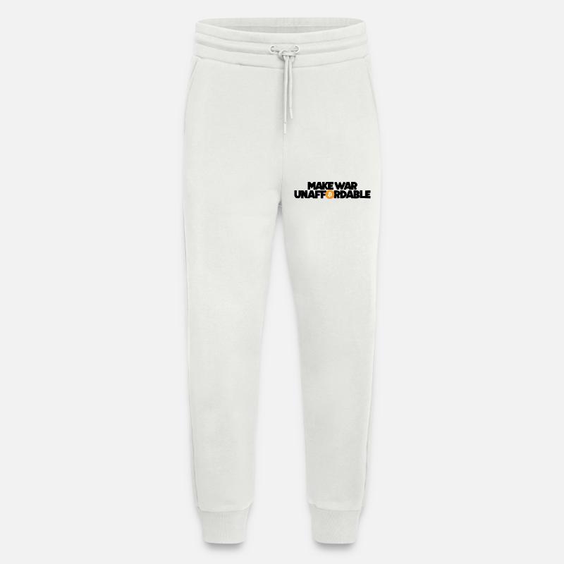 Bitcoin - Make war unaffordable - Jogginghose - made by SPREAD - OFF WHITE