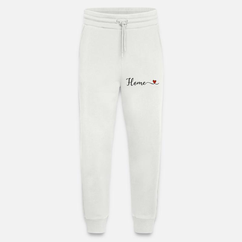 Home Herz - Jogginghose - made by SPREAD - OFF WHITE