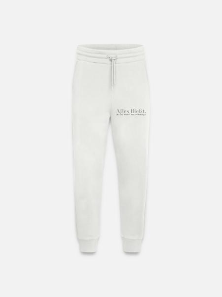 Fehlender Tatendrang im Fluss des Lebens - Jogginghose - made by SPREAD - OFF WHITE