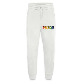 rainbow pride LGBT LGBTQI queer - Pantalon de jogging bio décontracté fabriqué en UE - OFF WHITE - Devant