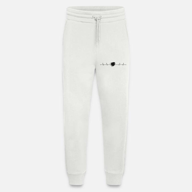Klettern mit Herzschlag - Jogginghose - made by SPREAD - OFF WHITE