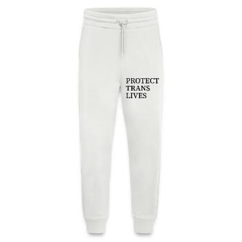 Protect trans lives - Jogging Pants - made by SPREAD  - OFF WHITE - Front