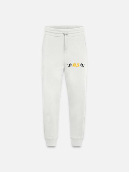 2541614 14743929 sølvbryllup - Organic relaxed joggingbukser made in EU - OFF WHITE