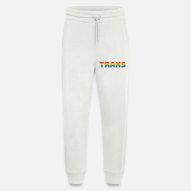 Regenbogen Trans - Jogginghose - made by SPREAD - OFF WHITE