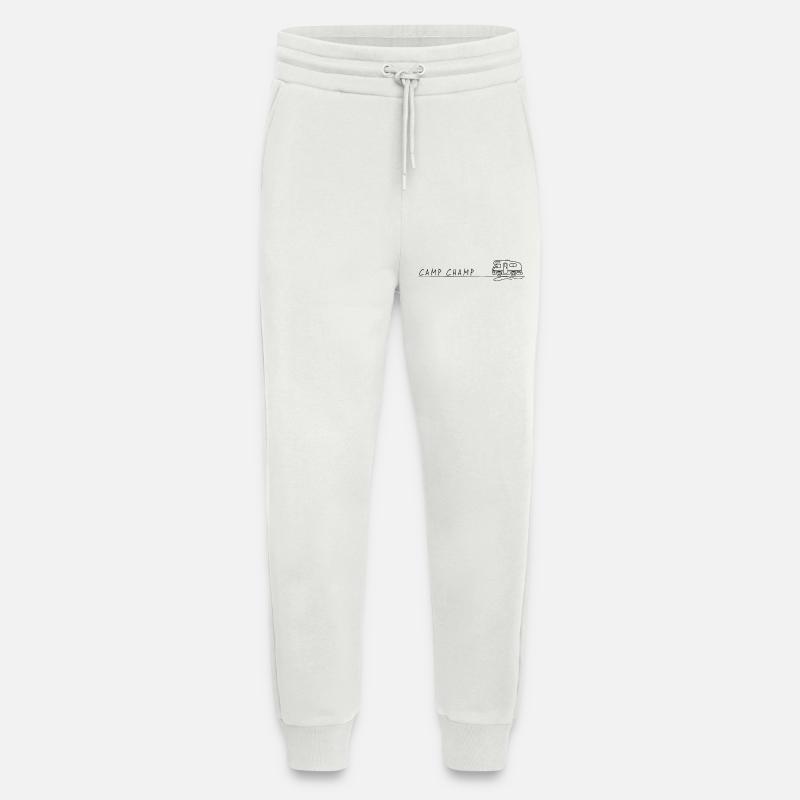 wohnmobil camp champ spruch camping - Jogginghose - made by SPREAD - OFF WHITE