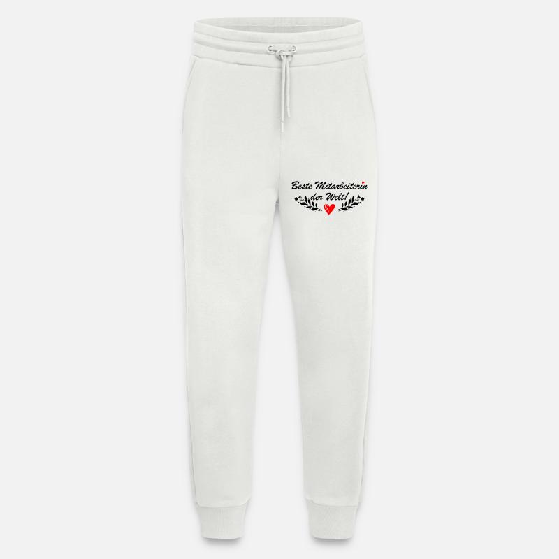Beste Mitarbeiterin der Welt - Jogginghose - made by SPREAD - OFF WHITE