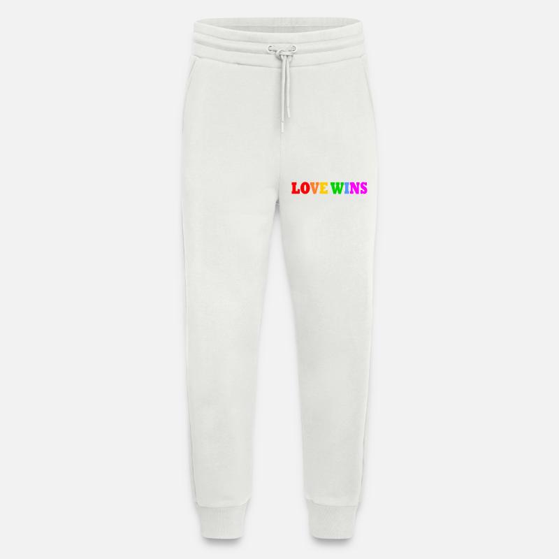 Love wins - Jogginghose - made by SPREAD - OFF WHITE
