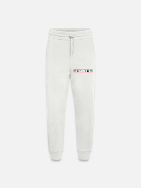 Spain - Pantalon de jogging bio décontracté fabriqué en UE - OFF WHITE