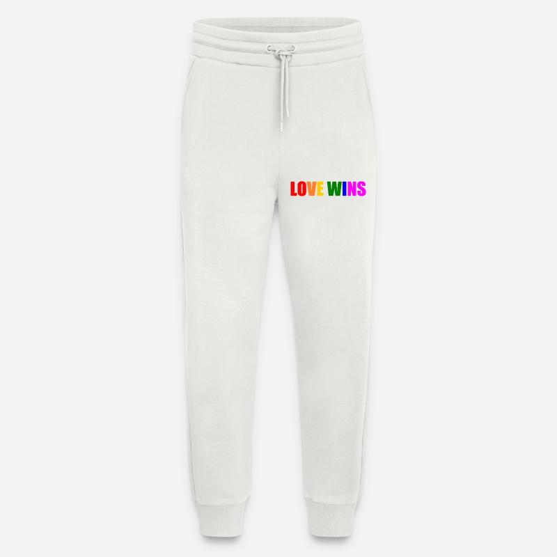 Love wins - Jogginghose - made by SPREAD - OFF WHITE