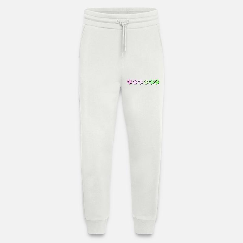 Bunte Pfotenabdruck Muster - Jogginghose - made by SPREAD - OFF WHITE
