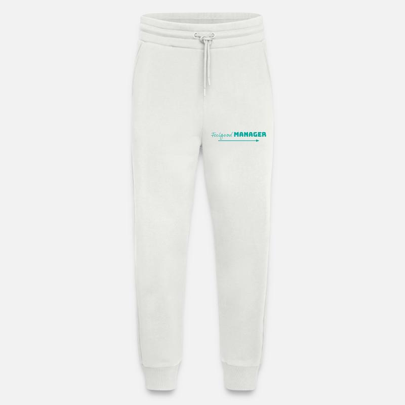 Design Feelgood Manager mint arrow - Jogginghose - made by SPREAD - OFF WHITE