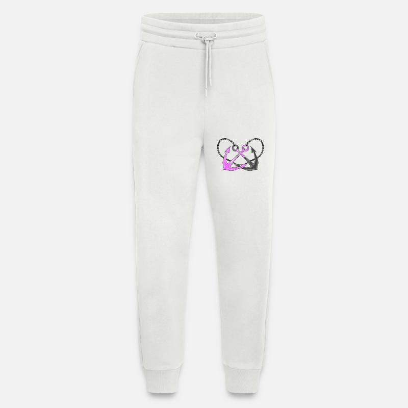Zwei Anker - Jogginghose - made by SPREAD - OFF WHITE