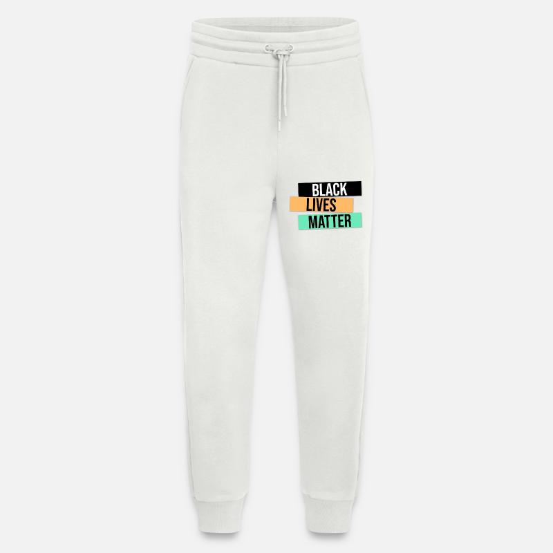 BLM Design Gift - Jogging Pants - made by SPREAD  - OFF WHITE