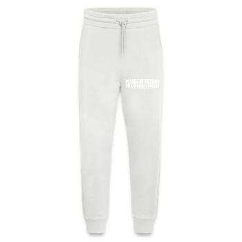 Please Be Patient I'm A Terrible Person 8 - Jogginghose - made by SPREAD - OFF WHITE - Vorne