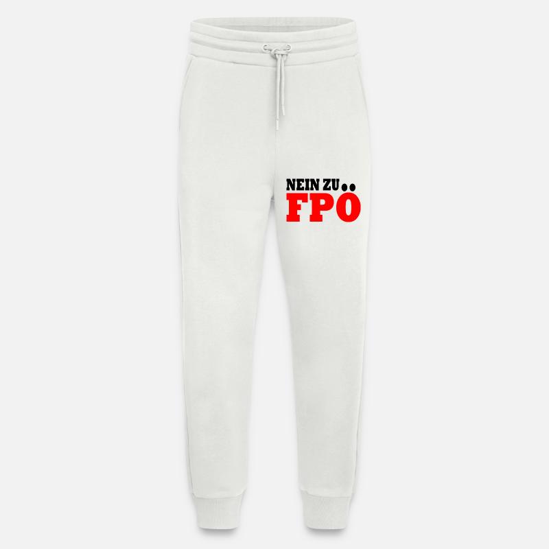 Nein zu fpö - Jogginghose - made by SPREAD - OFF WHITE