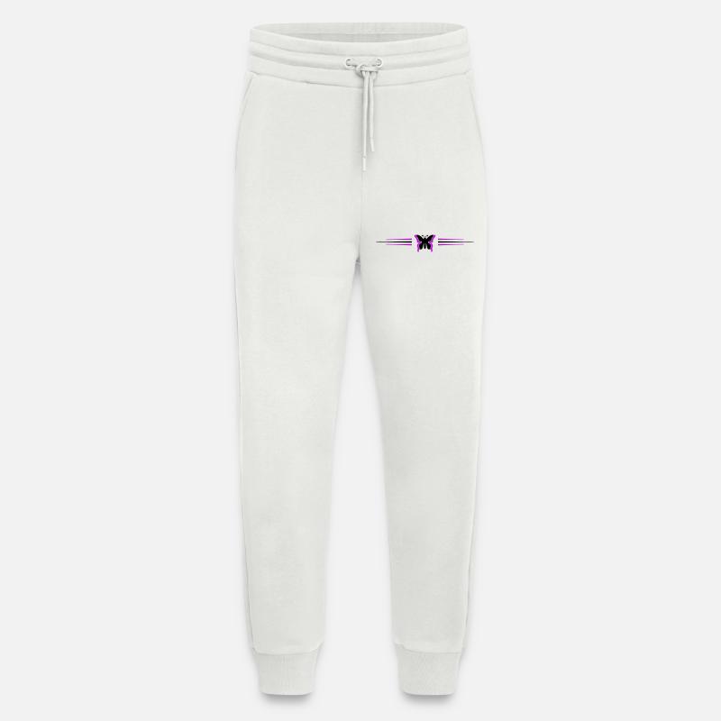 Schmetterling Symbol Linie - Jogginghose - made by SPREAD - OFF WHITE
