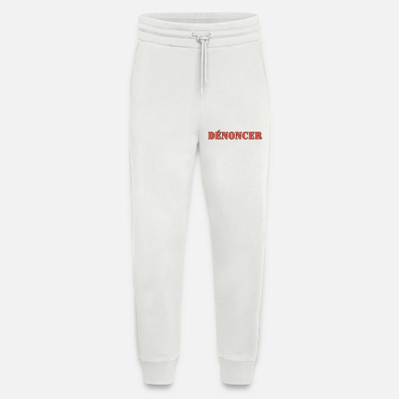 DENOUNCE - Jogging Pants - made by SPREAD  - OFF WHITE