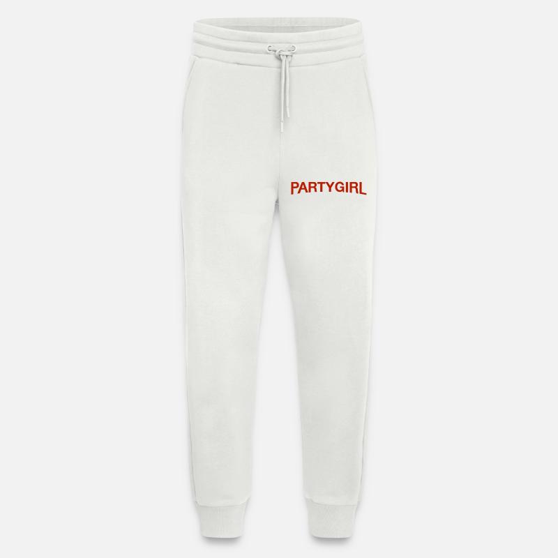 Fêtarde - Pantalon de jogging bio décontracté fabriqué en UE - OFF WHITE