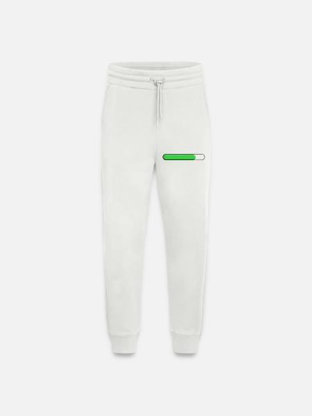 Average gauge Green (three quarters) - Jogging Pants - made by SPREAD  - OFF WHITE