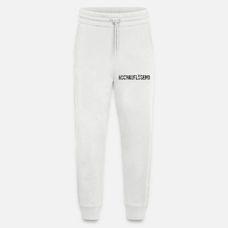 haute résolution - Pantalon de jogging bio décontracté fabriqué en UE - OFF WHITE