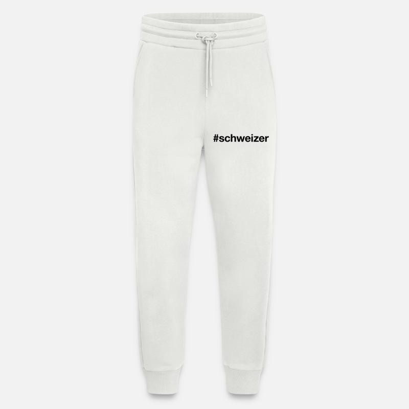 SCHWEIZER - Jogging Pants - made by SPREAD  - OFF WHITE