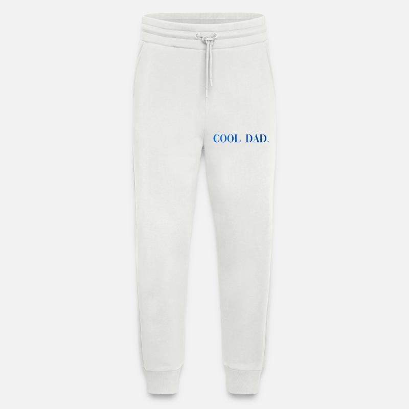 Papa cool : Cadeau de paternité - Pantalon de jogging bio décontracté fabriqué en UE - OFF WHITE