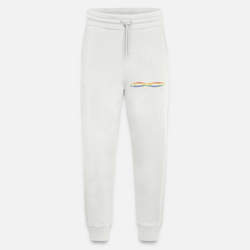 Regenbogen breite Unendlichkeit - Jogginghose - made by SPREAD - OFF WHITE