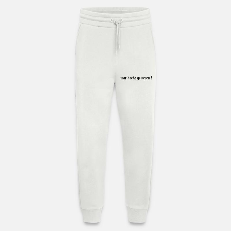 avait été de la merde - Pantalon de jogging bio décontracté fabriqué en UE - OFF WHITE