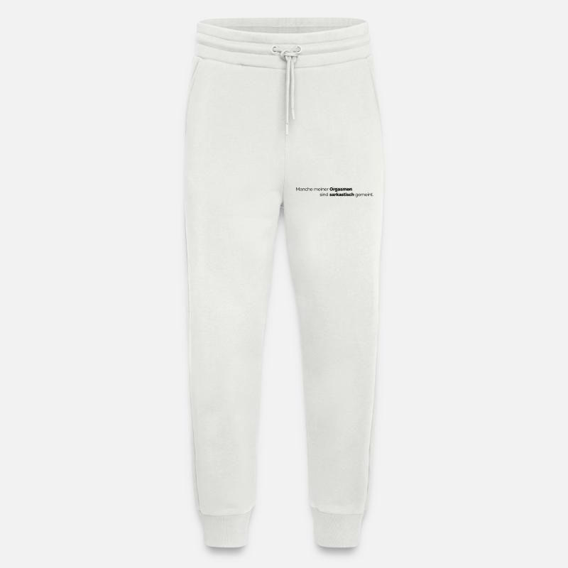 Orgasmus Sarkasmus - Jogginghose - made by SPREAD - OFF WHITE