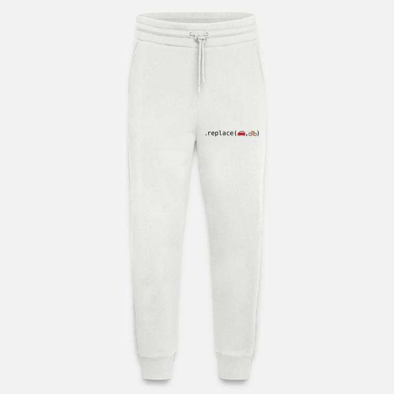 Autos durch Fahrräder ersetzen; Python-Edition - Jogginghose - made by SPREAD - OFF WHITE