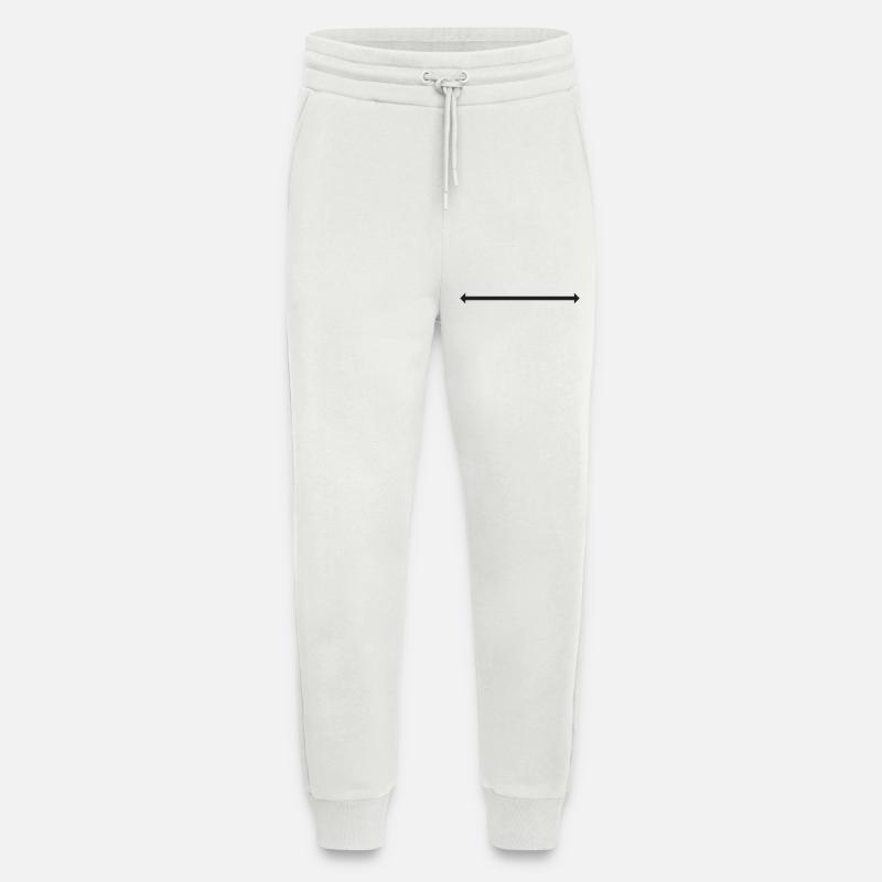 Symbol Pfeil mit zwei Spitzen - Jogginghose - made by SPREAD - OFF WHITE