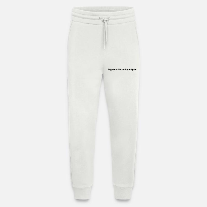 Legends Never Rage Quit - Jogging Pants - made by SPREAD - OFF WHITE