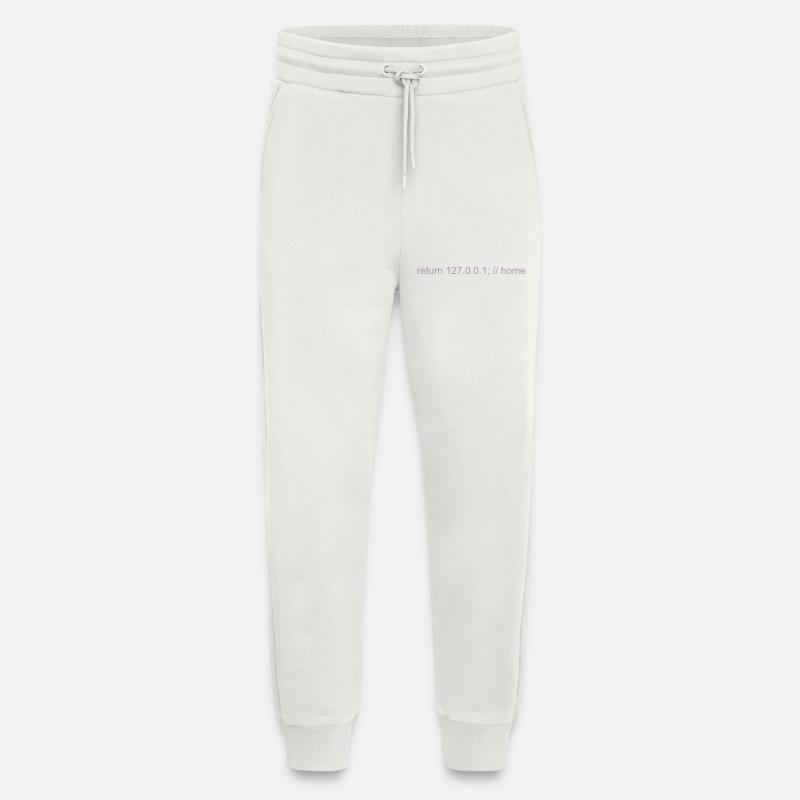 Programmierer Nerd IT Witz Developer Zuhause - Jogginghose - made by SPREAD - OFF WHITE