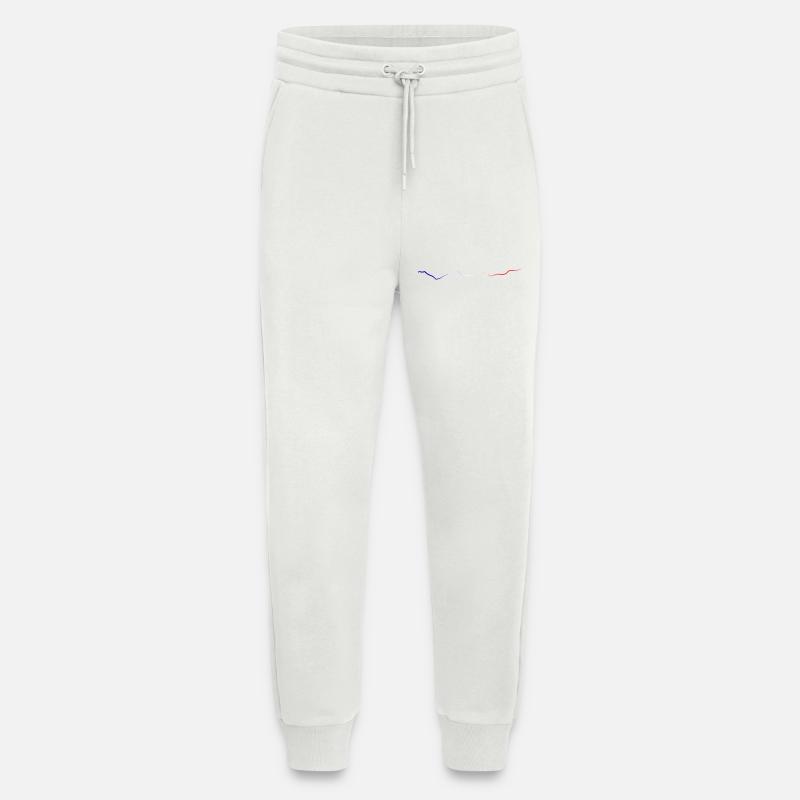 blau weiß rot - Jogginghose - made by SPREAD - OFF WHITE