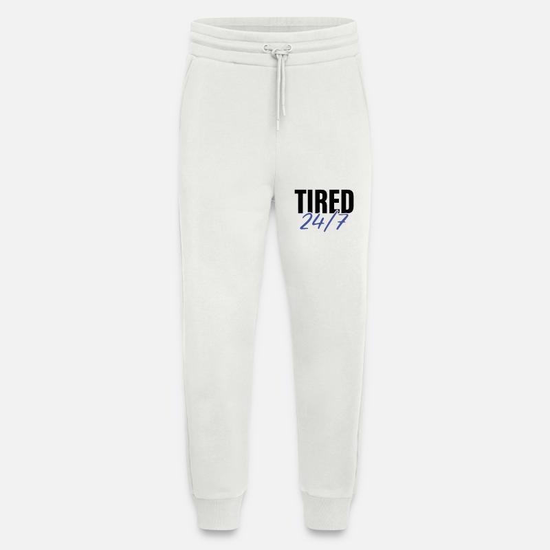 24/7 müde - Jogginghose - made by SPREAD - OFF WHITE