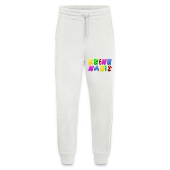 AfD stoppen gegen rechts Demokratie Vielfalt links - Jogginghose - made by SPREAD - OFF WHITE - Vorne