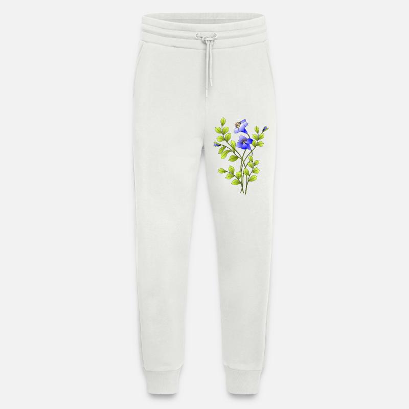 Blumen - Jogginghose - made by SPREAD - OFF WHITE