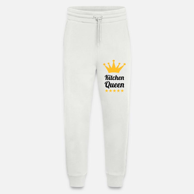 Kitchen Queen - Jogging Pants - made by SPREAD  - OFF WHITE