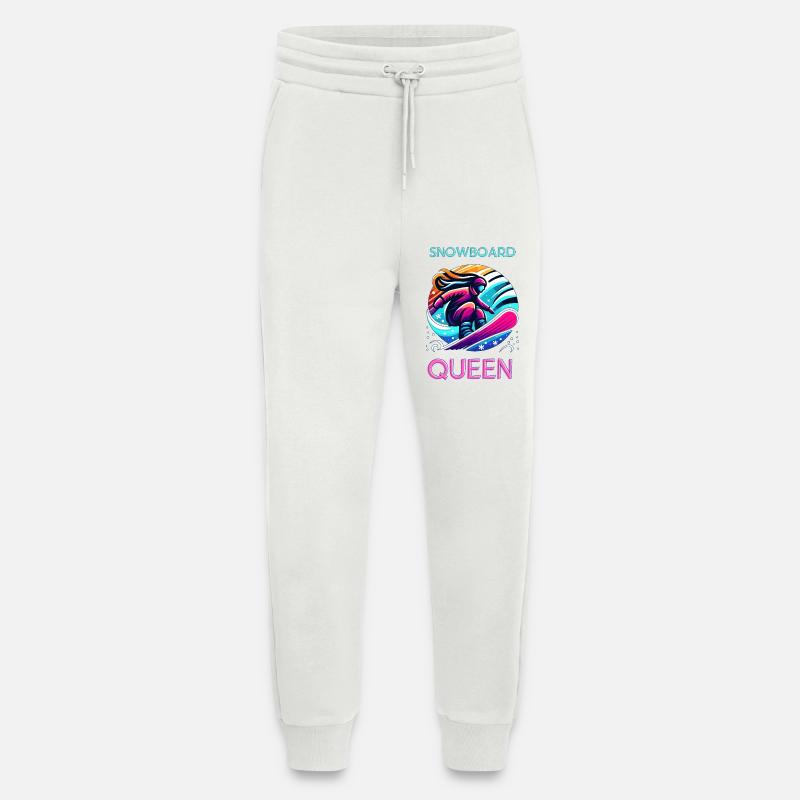 Neon Snowboard Queen Illustration - Jogging Pants - made by SPREAD  - OFF WHITE