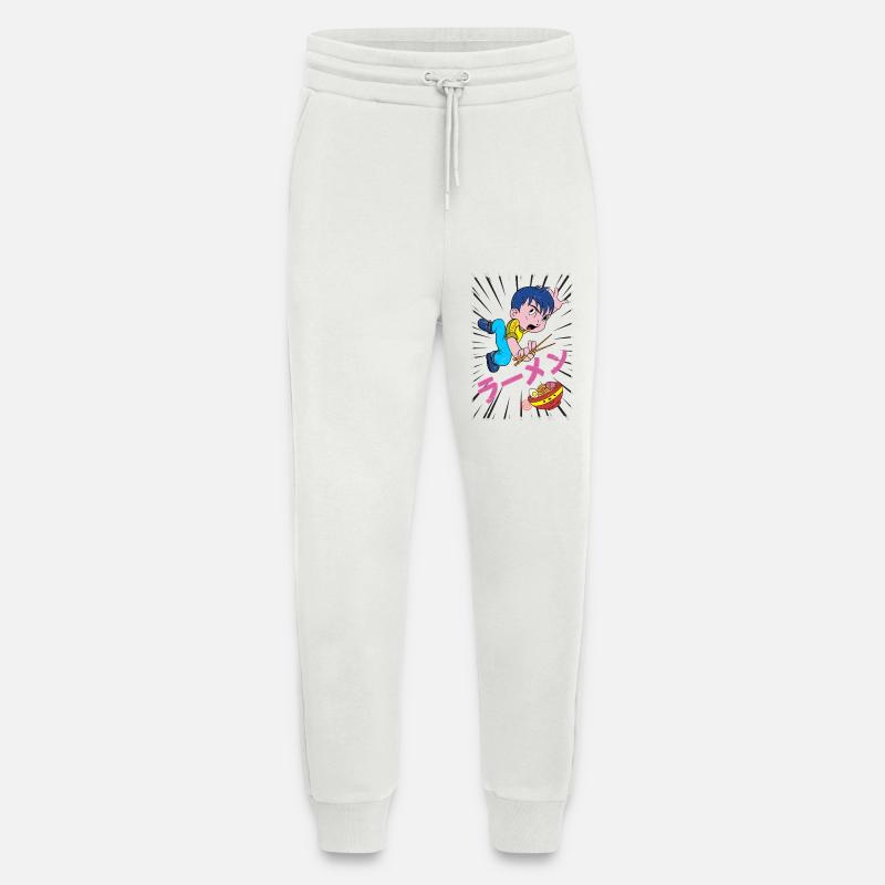 Ramen Boy - Jogging Pants - made by SPREAD  - OFF WHITE
